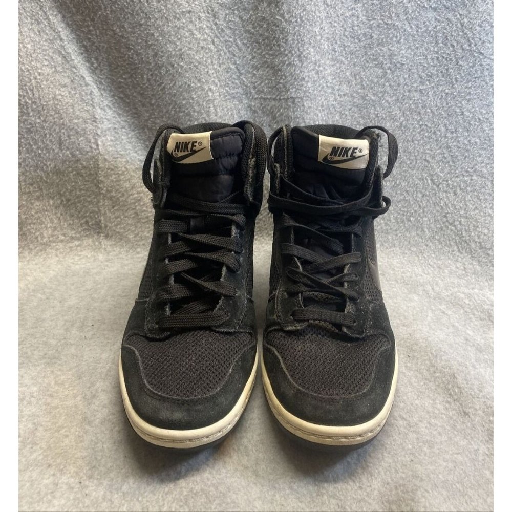 NIKE Dunk Sky High Essential Black TENNIS SHOES Sz 7 sneakers 2013 644877-001 - Picture 2 of 9
